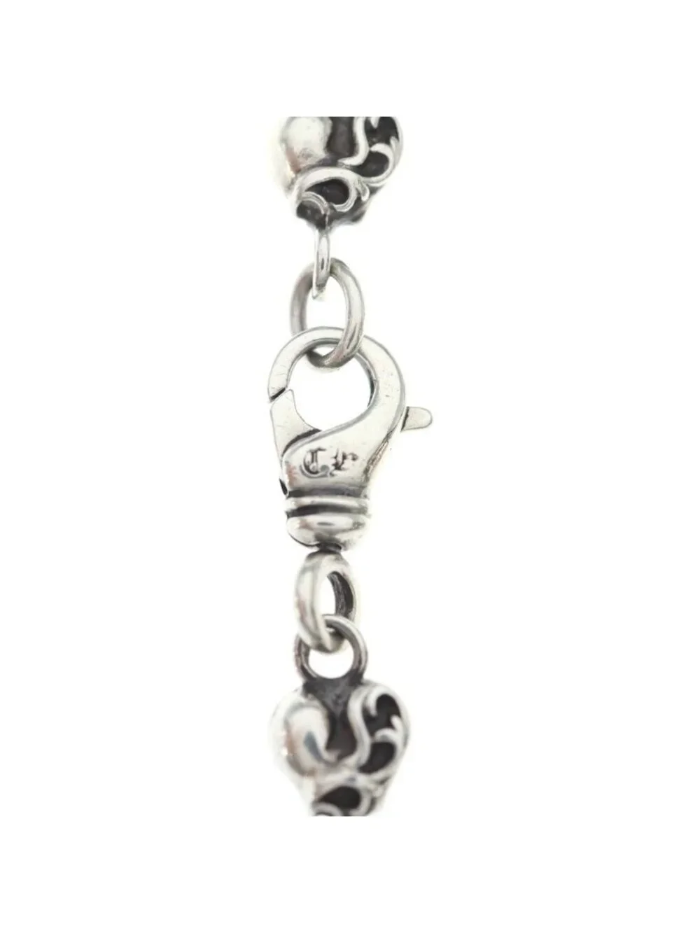 Chrome Heart Link Bracelet Silver